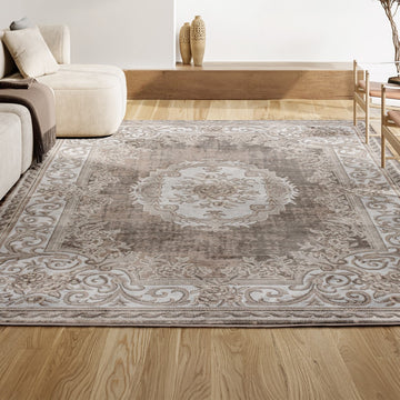Rosalia Cottage Medallion Area Rug